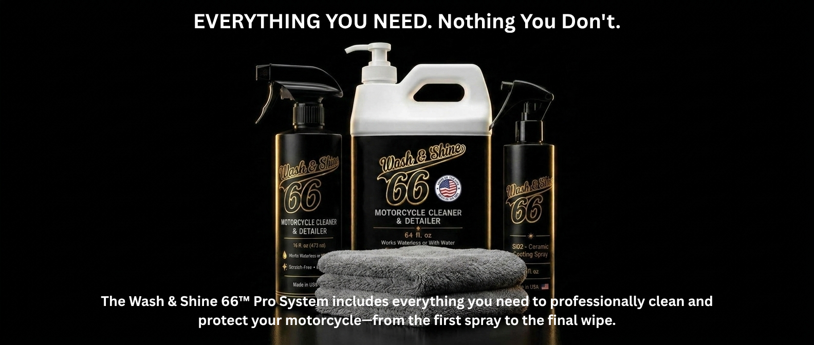 Everything You Need. Nothing You Don't. — Wash&Shine 66 Pro Kit contents
