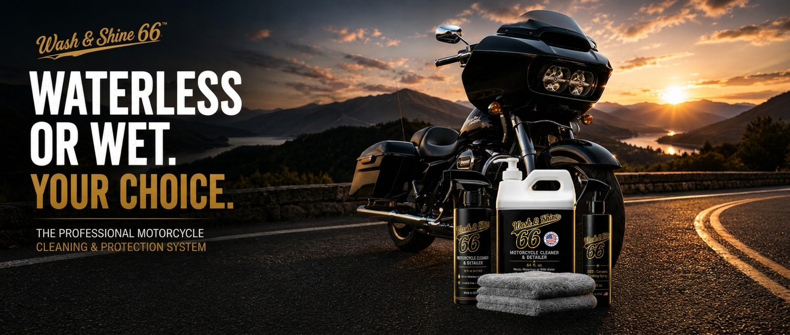 Waterless or Wet. Your Choice. — Wash&Shine 66 Pro System